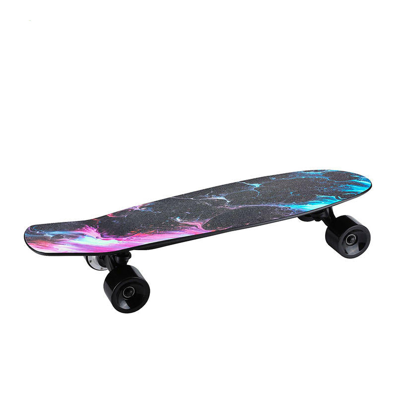 Cosmic Blaze – Flash Series 350W Single Kicktail Deck Electric Skateboard - Skateboard Australia