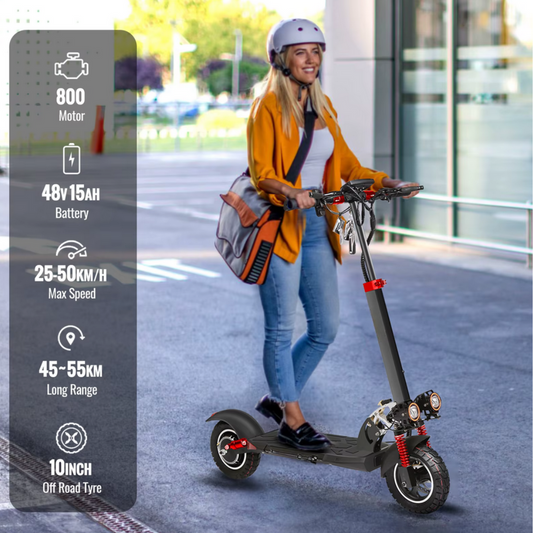 Urban Cruze β 800W High Torque Off-Road E-Scooter For Adults - Skateboard Australia
