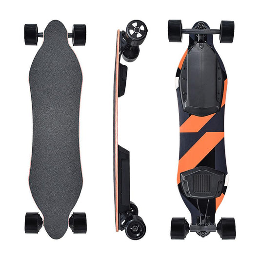 600W*2 Electric Longboard Skateboard Orange X10 - Skateboard Australia