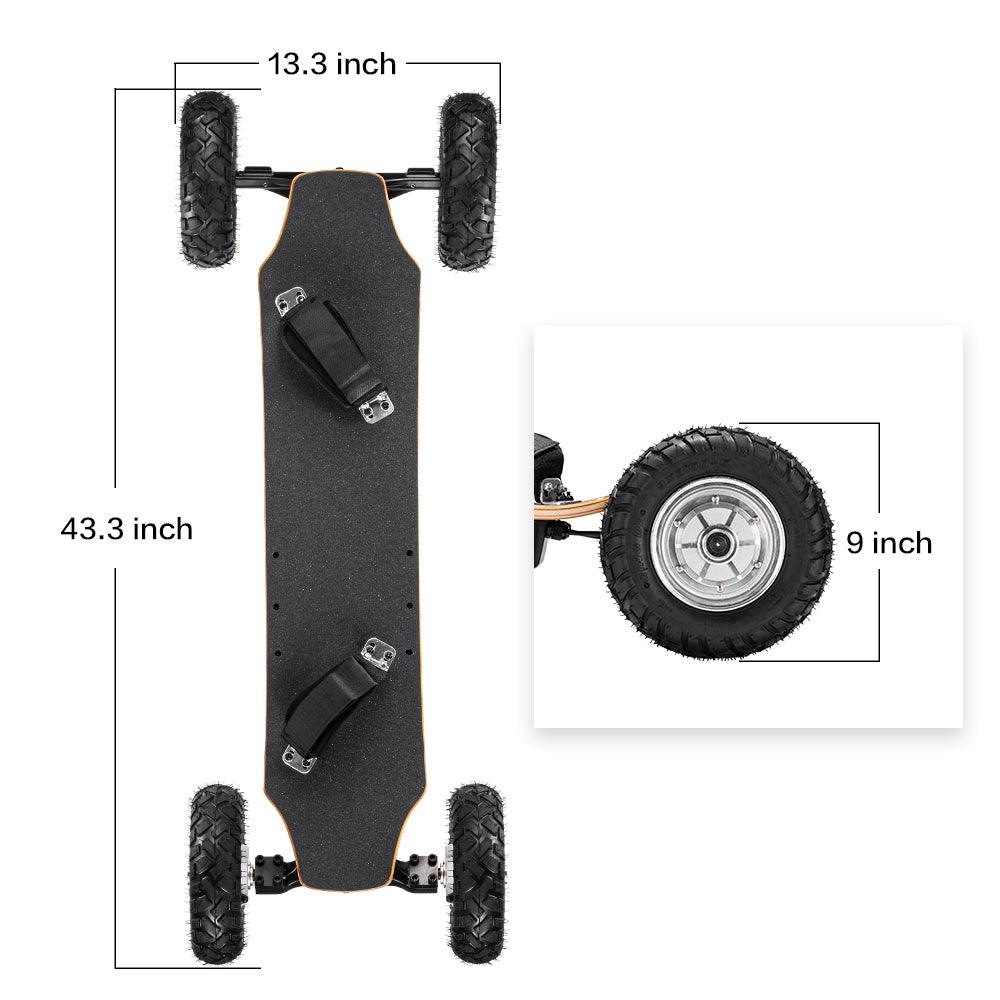 Off Road All Terrain MountainBoard Electric Skateboard X9 - Skateboard Australia