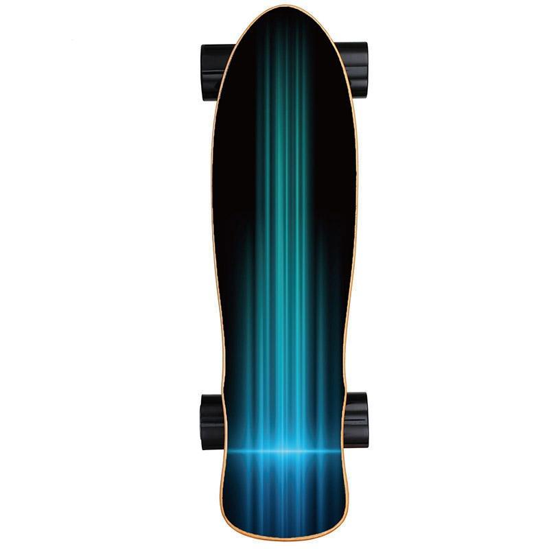 Black 7 Layers Maple 350W Electric Skateboard - Skateboard Australia 