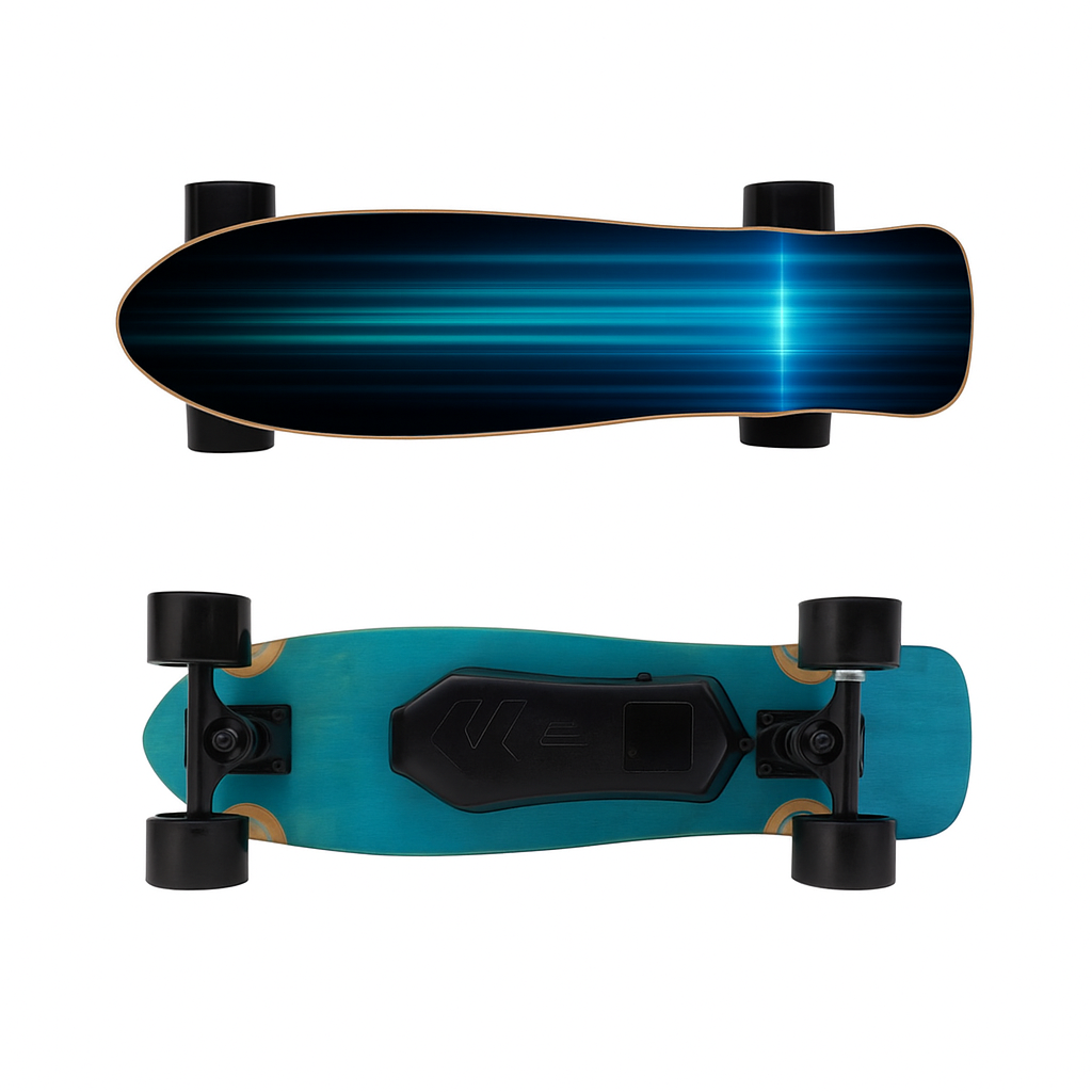Blue Lightning: 350W Urban Cruiser Electric Skateboard - Skateboard Australia 