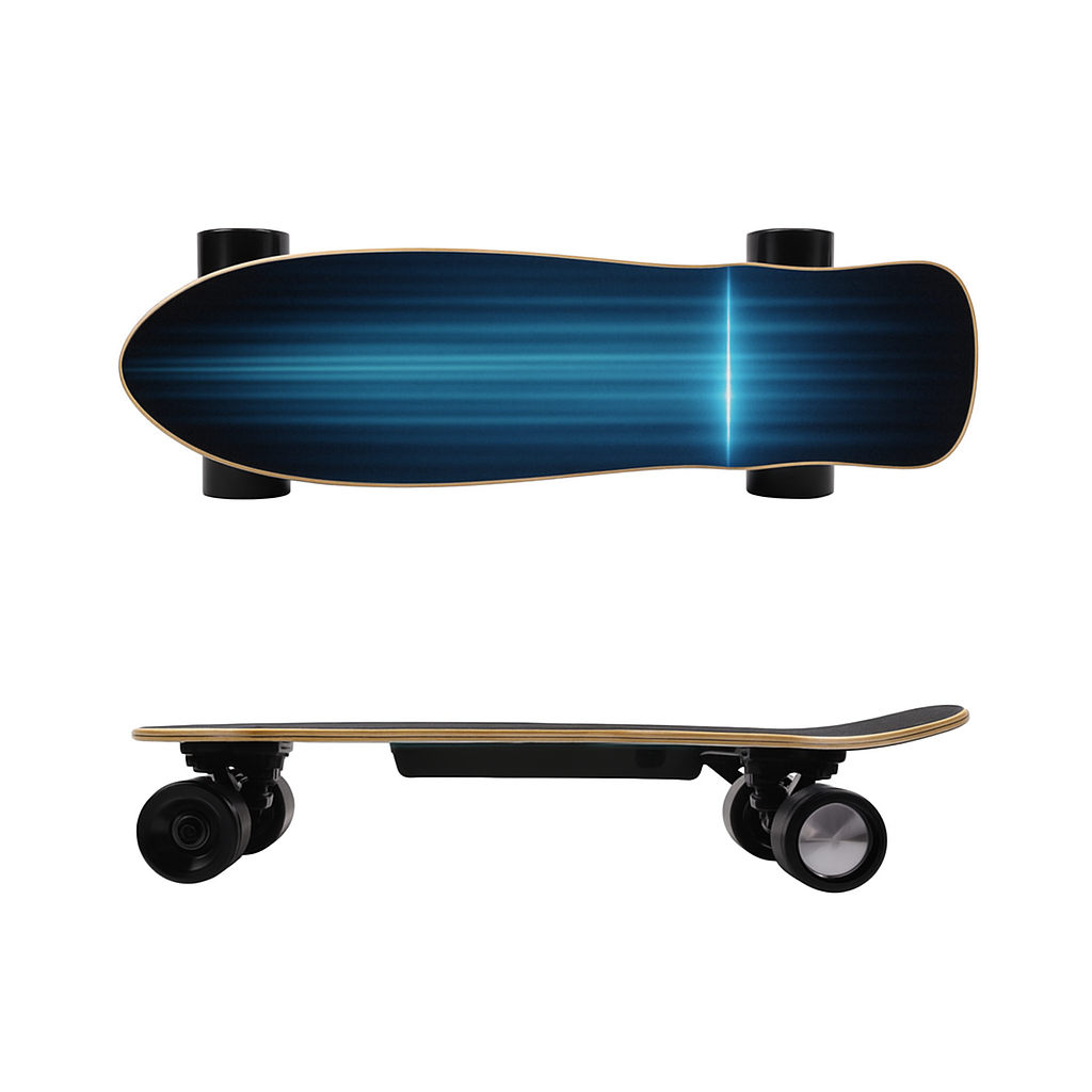 Blue Lightning: 350W Urban Cruiser Electric Skateboard - Skateboard Australia 