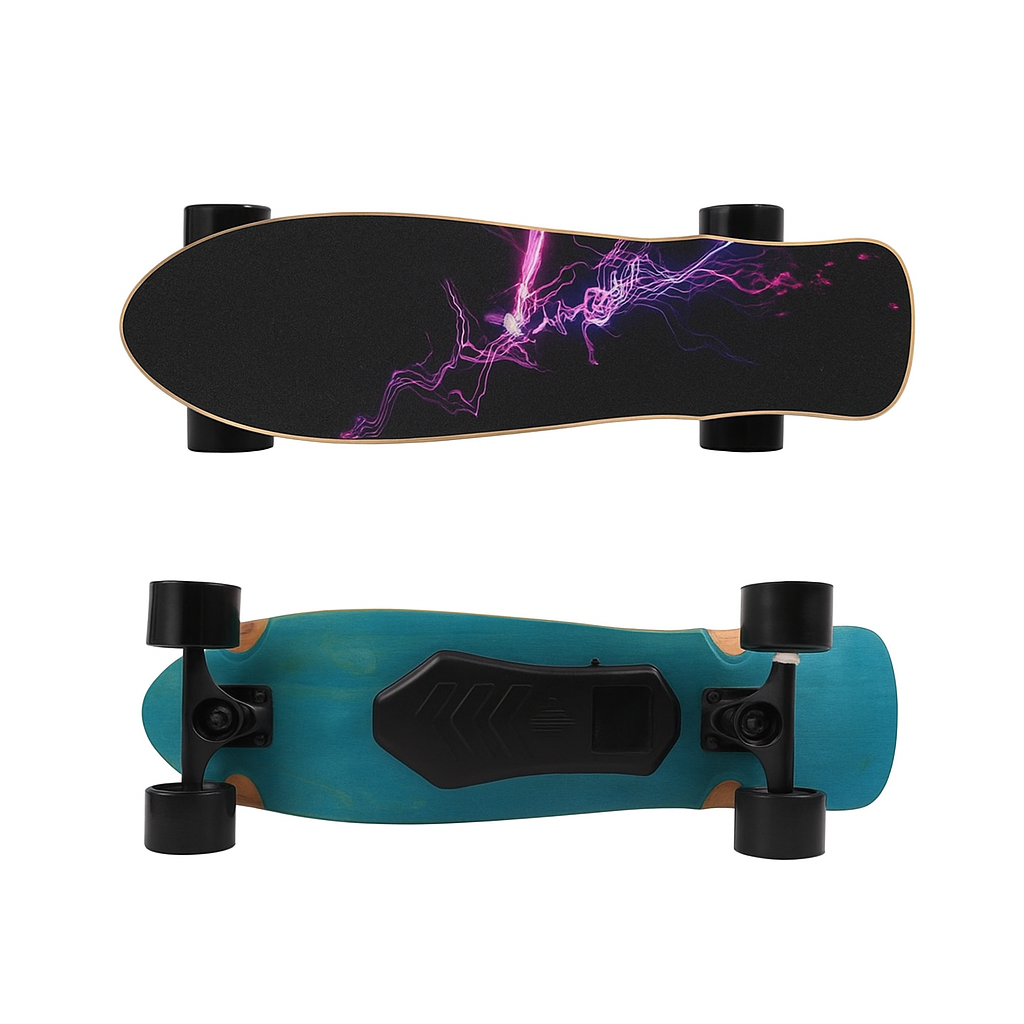 Purple Lightning: 350W Urban Cruiser Electric Skateboard - Skateboard Australia 