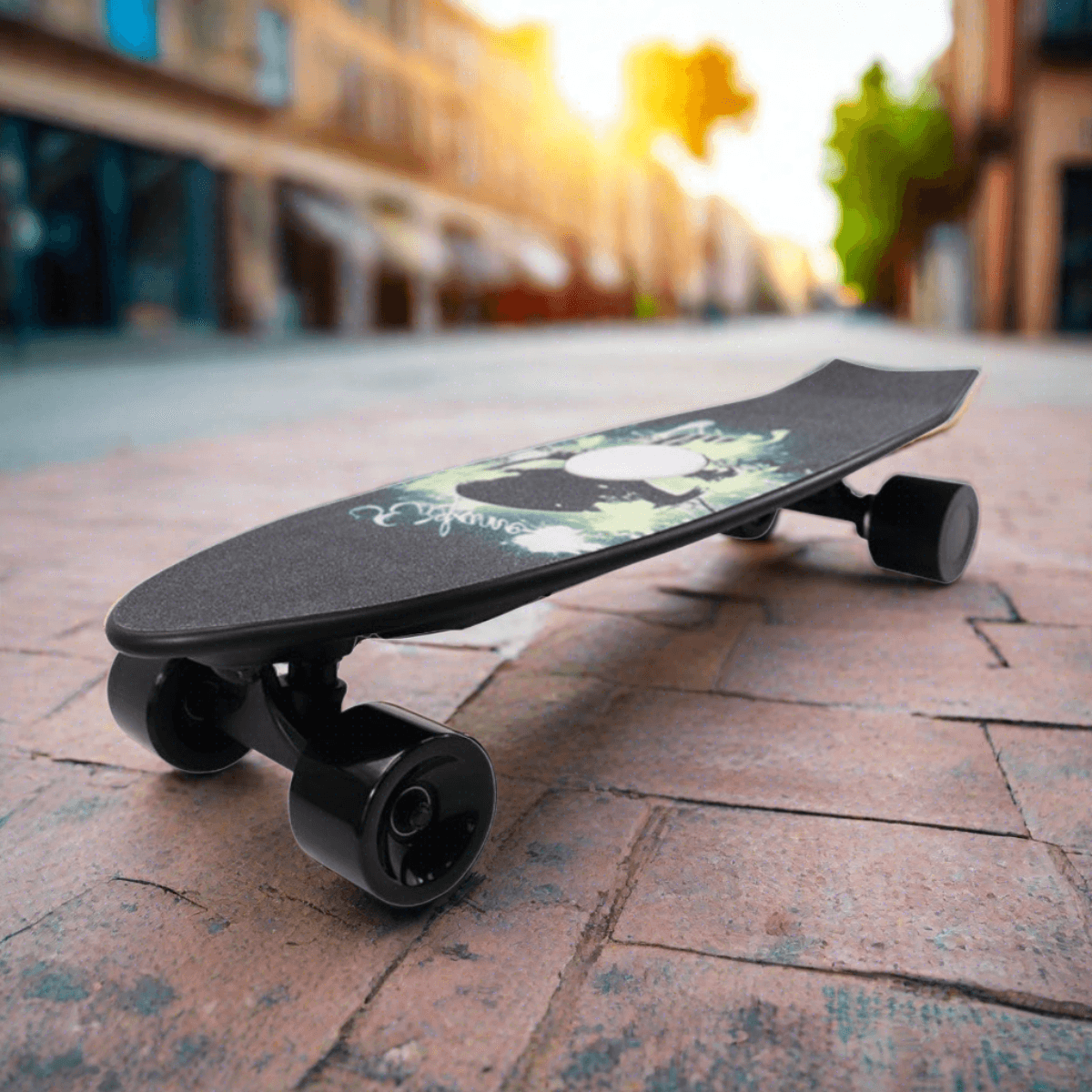 Scary Skull Electric Skateboard - Skateboard Australia 