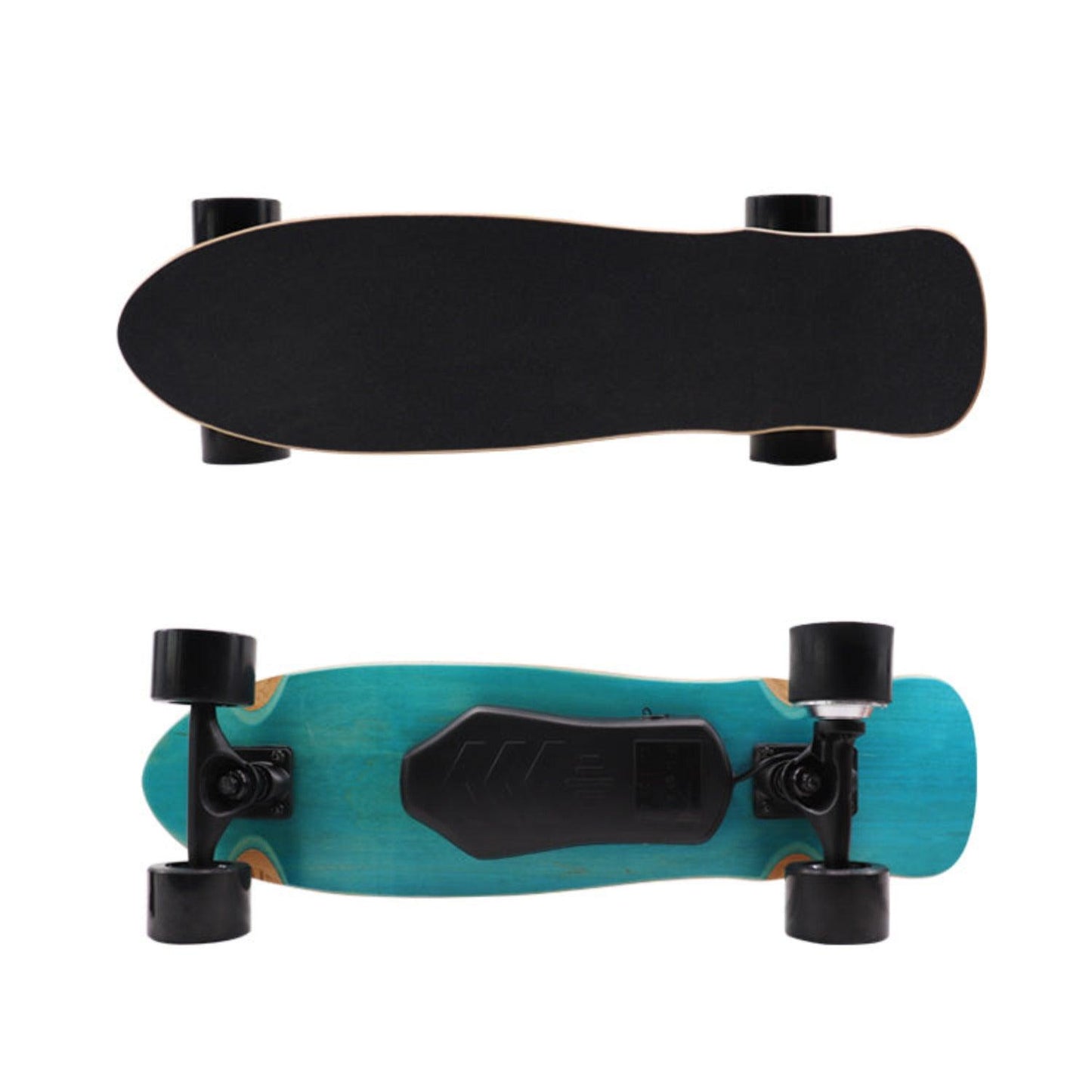 Black 7 Layers Maple 350W Electric Skateboard - Skateboard Australia 