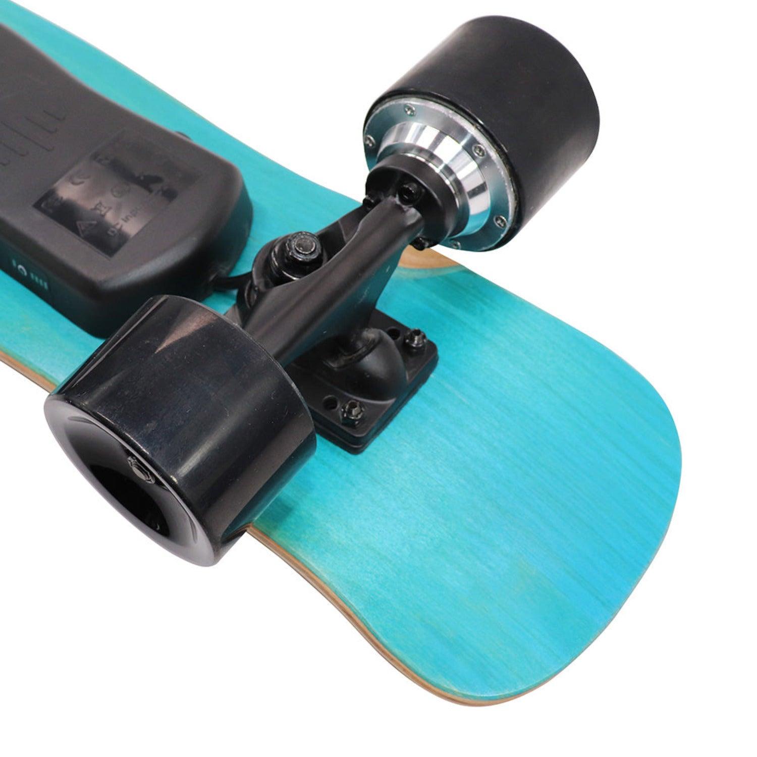 Black 7 Layers Maple 350W Electric Skateboard - Skateboard Australia 